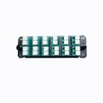 Metal Fiber Optical Box With Adapter / ODF MPO-LC Fiber Optical 12 Core