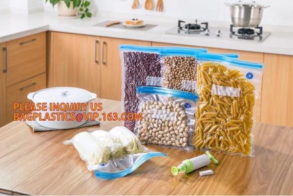 Vacuum Food Sealer Bags embossed insulated plastic vaccum bag frozen food saver
