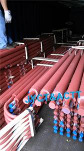 China Sprial U Bend Welded Finned Tubes / Finned Pipe OD45mm X4.3mmTHK X8369mm LG wholesale