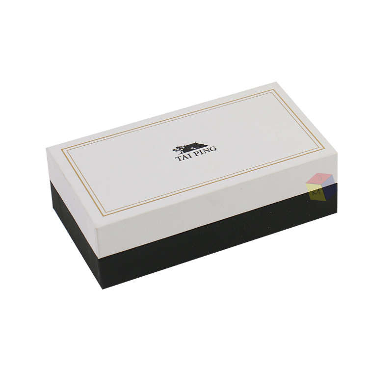 Luxury Rigid Paper Cardboard Custom Logo Lid And Base Box Gift Packaging
