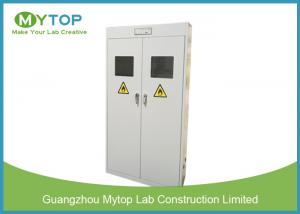 China Safety Fireproof Lab Gas Cylinders Storage Cabinets With Gas Leaking Alarm wholesale