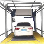 Risense 360 Express Automatic Touchless Car Wash Machine with 1000-1500W Output