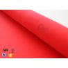 Buy cheap Fire Blanket Material 480GSM 0.45mm Red Acrylic Coated Fiberglass Cloth Fabric from wholesalers