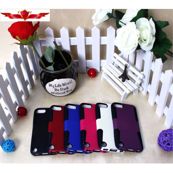 ABS+Silicone 2IN 1 Ipod Touch 5G Cases Multi Color MOQ 500pcs