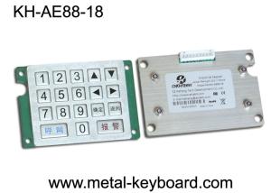 China Industrial Metal Keypad with Anti - vandal , IP 65 waterproof keypad with long life wholesale