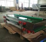 Small Green PVC Conveyor Belt System For Cosmetic Products Manufacturer