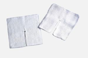 China Medical Guze Drain Sponges Highly Absorbent T-Slit Which Allows wholesale
