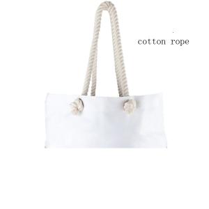China 3/4 Strand 10mm Ecru Color Twisted Coarse Cotton Rope for Canvas Bag Length 0-220m wholesale