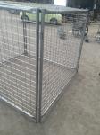 DIY Metal Garbage Cage 14&84 Microns Hdg Cage Panels 1.5mx1.8mx1.8m