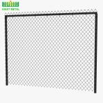 Q195 Pvc Coated 50*50mm Plastic Chain Link Fence For Sports Ground