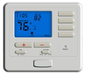 China Digital Heat Pump Thermostat , Digital Air Conditioner Thermostat wholesale