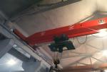 10Ton Single Girder Electric Overhead Traveling Charging Crane Remote Control