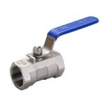 304 316 Threaded 1PC Stainless Steel Reduce Bore Ball Valve with Atmospheric