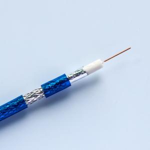 China 75 Ohm 64W Rg6 Satellite Cable Single Solid Anaerobic Copper wholesale