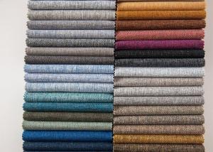 China Fabric manufacturer cheap linen look fabric for home deco upholstery sofa linen fabric wholesale