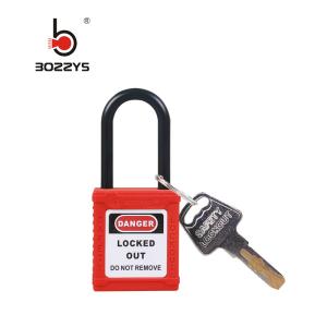 China Padlocks Safety 38 mm Insulation Shackle Plastic Nylon padlock wholesale