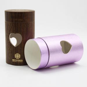 China Custom Logo Creative Window Cardboard Packaging Tube For Apparel Clothing Packaging on sale