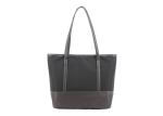 Fashionable Canvas Tote Bags Custom Made Wear Resistant With Zippered Pocket