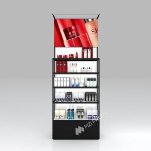 China KLNS-R5 Adjustable Shelves Skincare Display Cabinet with 5mm Thick White Glass wholesale