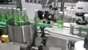 China Large Round Bottle Label Maker Machine , ISO9001 Bottle Sticker Printing Machine wholesale