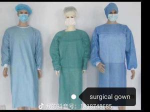 China Isolation Disposable Surgical Gowns Surgical Nonwoven Gown Disposable Patient Gown wholesale