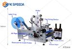 FK603 Glass And Plastic Round Bottle Manual Adhesive Sticker Labeling Machine 50