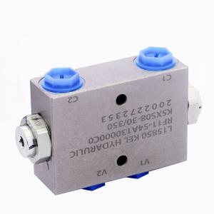 China Hydraulic Overceter VBCD-ED-A Double Cartridge Valve With Flow Of 40L/ 60L/ 90L Overcenter Valve Set wholesale