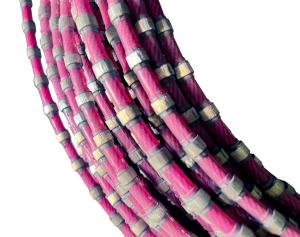 China Marble Block Diamond Coated Wire Saw For Stone 25-35m/S Line Speed wholesale
