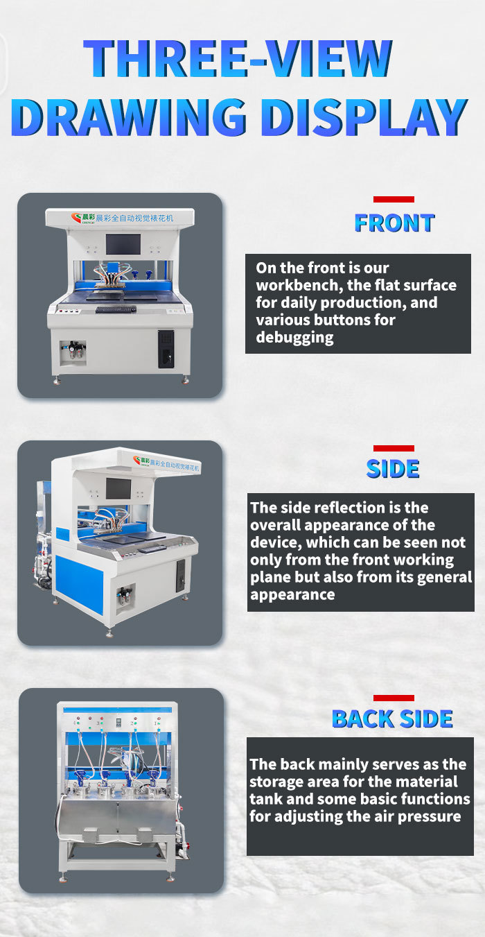 Automatic 4 Colors Visual Chocolate Laminating Machine Ice Cream Dripping Machine