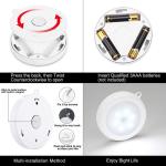 Cordless Battery-powered Wall Light,stick-on Magnet Closet Lights Motion Sensor