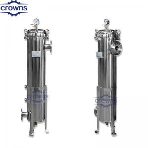 China Stainless steel 304/316 Bag Filter Housing Single And Multi Bag Filter Housing for RO system on sale