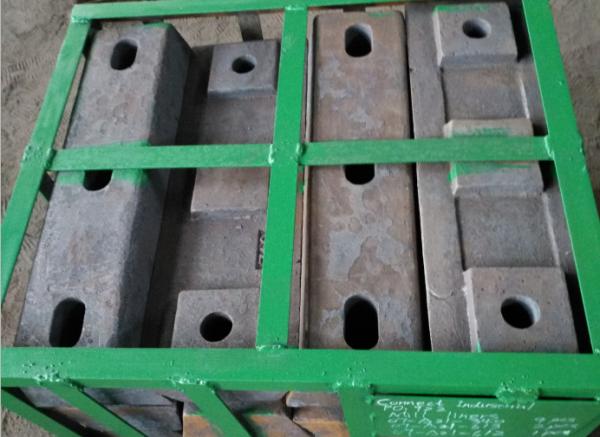 Quality High hardness and wear resistant High Cr Alloy Steel Casting of Lifter Bar for Mill Parts for sale