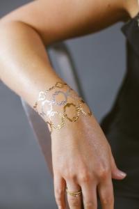 China Armbands tattoo, wristbands metallic foil tattoo wholesale