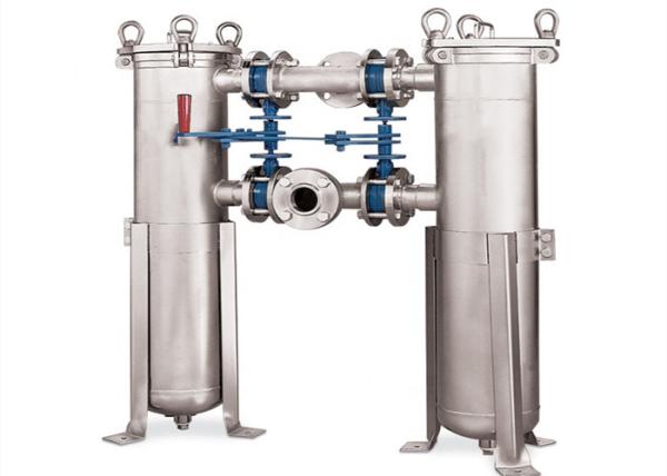 Multipurpose SS Micron Filter Housing , Liquid Bag Filter Housings Water Filter
