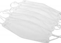 China White 3 Layer Face Mask Latex Free Effectively Isolating Bacteria Pollen Dust Haze wholesale