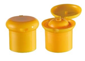 China 28 / 410 Plastic Screw Caps Mushroom Shape For Shampoo / Body Lotion Bottle wholesale