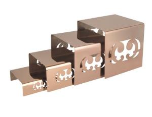 China Golden Rose Stainless steel buffet display stand SHKT-7025,metal buffet wholesale