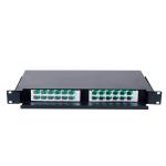 1U 19 Inch Rack Fiber Patch Panel ODF Cabinet Cold Rolled Steel