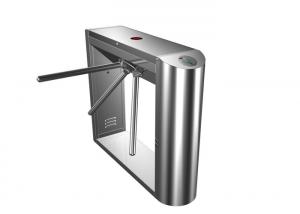 China Electric Pedestrian Control Tripod Turnstile Gate With RFID Card Reader wholesale