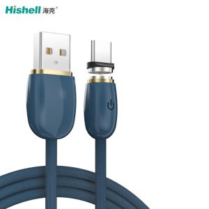 China Stable Antiwear Magnetic USB Data Cable , Liquid Silicone Magnetic 360 Charging Cable wholesale