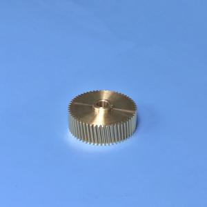China 0.5 Module High Precision Gear , Brass Helical Gear With Hobbing Machining wholesale
