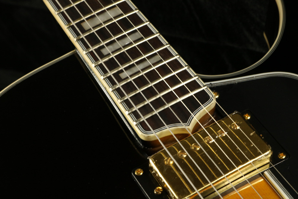 Quality blackburst thick hollow body block inlay single cutaway electric guitar
