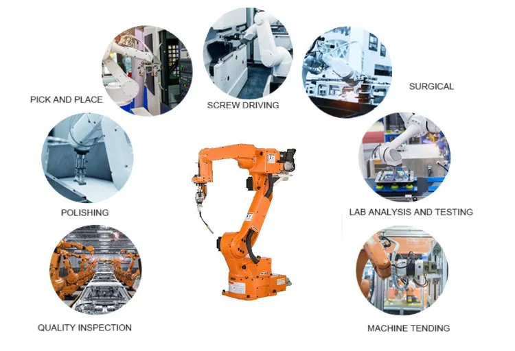 Industrial Palletizing Stacking Carry Grab Bag Box Package Robot Handling Robot Arm