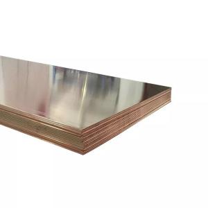 China 1000mm Mill Finish Brass Plate Sheet 99.90% Pure Copper Plate wholesale