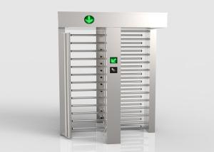 China 90 Degree Rotating Bi Directional Turnstile With Biometric Fingerprint Rfid Card Reader wholesale
