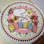Factory Small MOQ custom print lovely cartoon kids towel poncho beach towel
