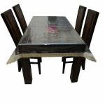 Waterproof Disposable Plastic Table Skirts , Dust Proof Clear Pvc Table Cover