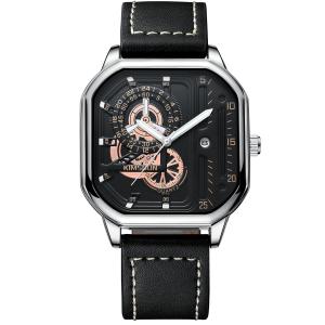 China hot sell fashion Luxury waterproof sport Custom Quartz Watches men's watch Leather Strap from China wholesale