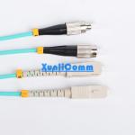 Waterproof Fiber Optic Patch Cord , FC SC Fiber Patch Cord Multi Fibers