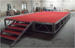 1.22*1.22mm Adjustable Aluminum Movable Plywood / Glass For Wedding / Show
